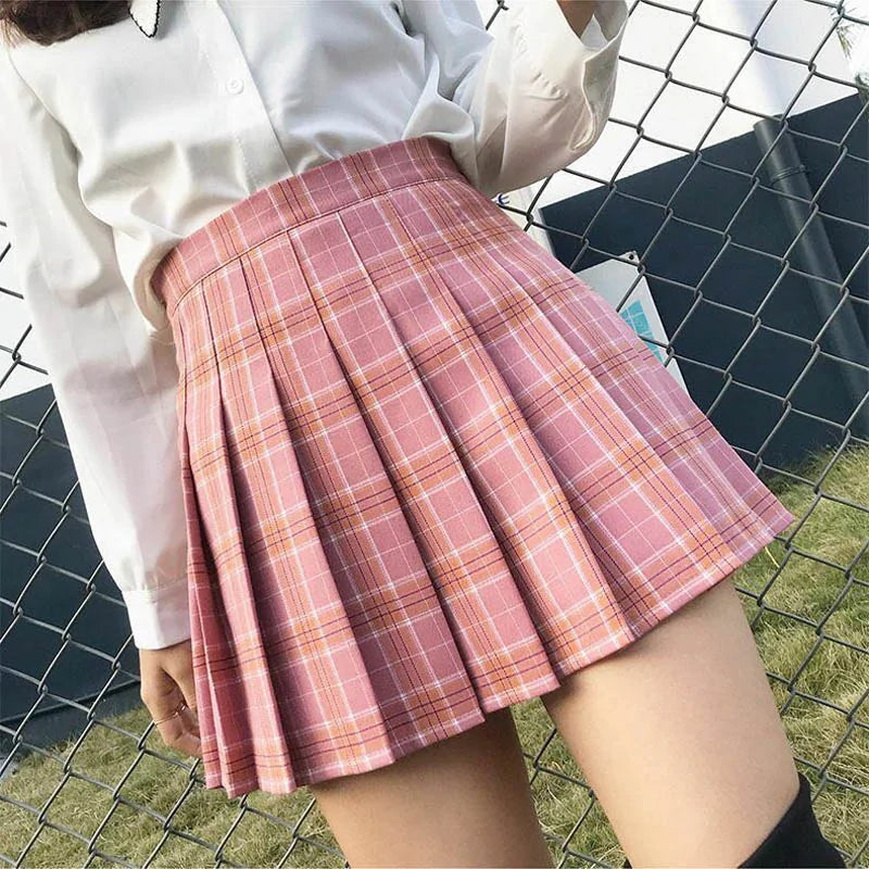 Style High Waist Chic Stitching Skirts