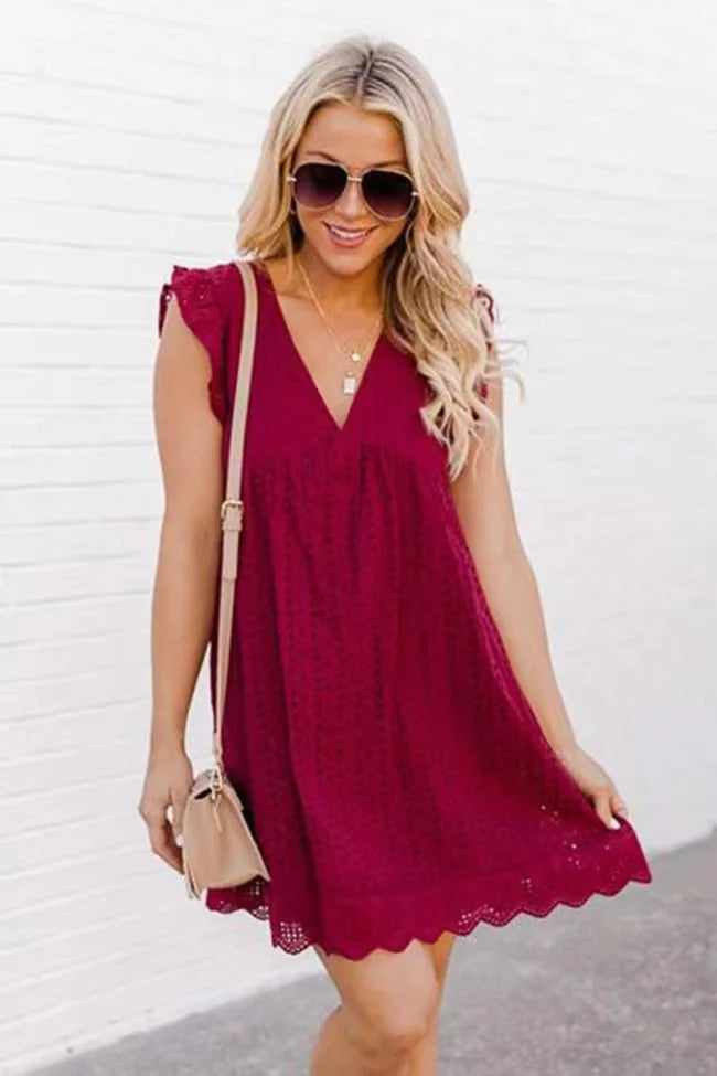 Lace Dresses With Pocket